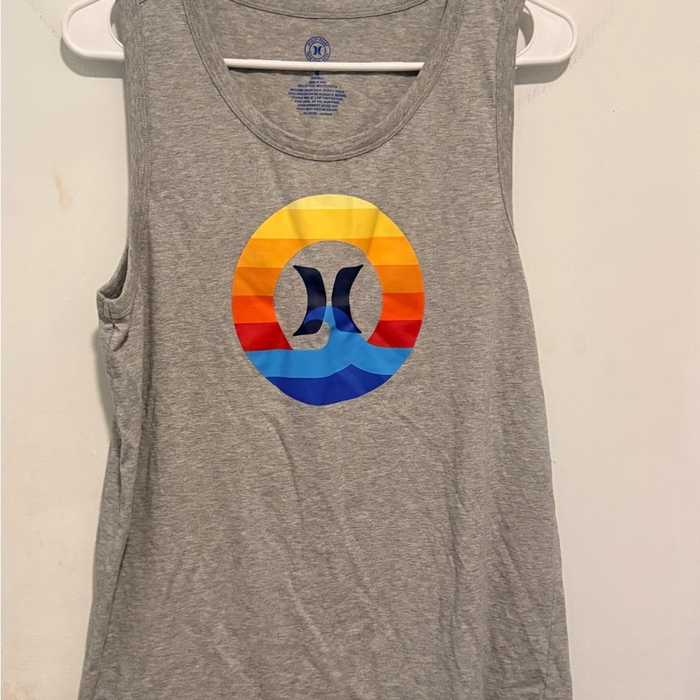 Men's Hurley Hibiscus Graphic Tank Top
